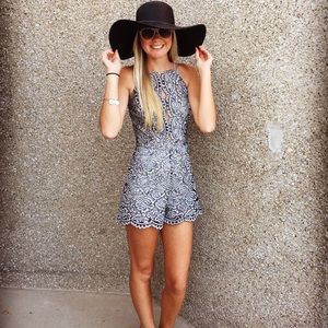 Lace romper
